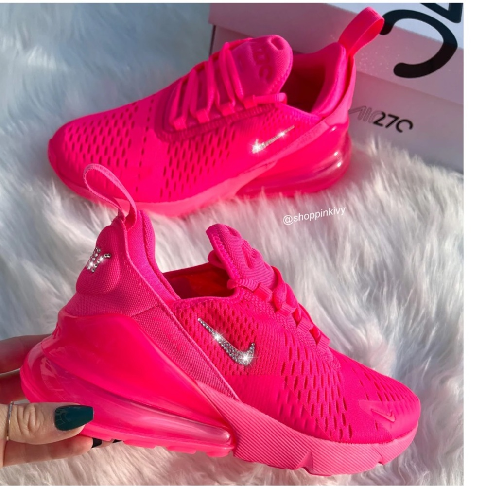 Custom nike air max 270 with bling crystals - Picture 3 of 3